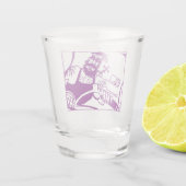 A Shot Verre à tir violet (Dos)
