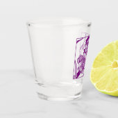 A Shot Verre à tir violet (Gauche)