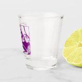 A Shot Verre à tir violet (Droite)