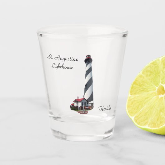 A Shot Verre abattu du phare St Augustine (Devant)