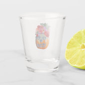 A Shot Verre Citrouille floral (Dos)