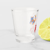 A Shot Verre coloré (Gauche)