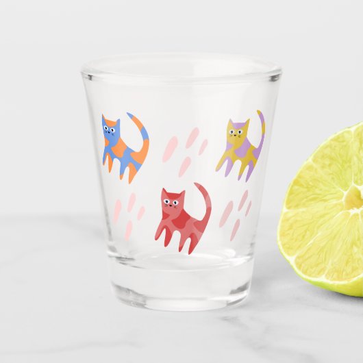 A Shot Verre coloré (Devant)