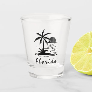 A Shot Verre couché de soleil en Floride