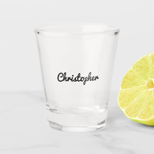 A Shot Verre customisé (Devant)