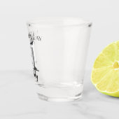 A Shot Verre de 31e anniversaire en argent métallique (Droite)