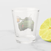 A Shot Verre de bain de grille (Dos)