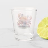 A Shot Verre de capture de crabe mignon (Dos)