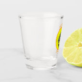 A Shot Verre de capture de poisson pêcheur (Gauche)