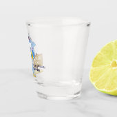 A Shot Verre de capture de texte personnalisé Funny Shark (Droite)