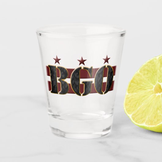 A Shot Verre de capture du logo BGO (Devant)