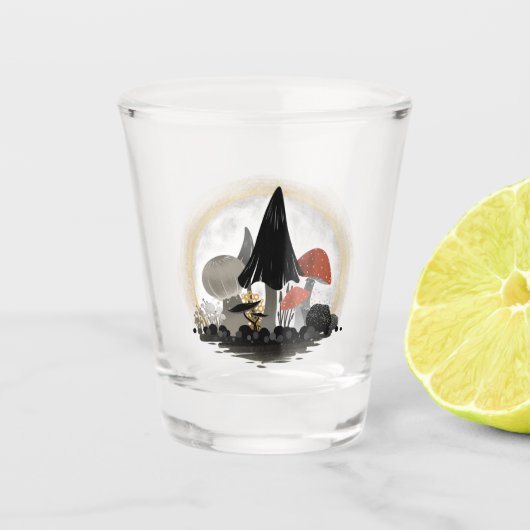 A Shot Verre de chasse de la lune (Devant)