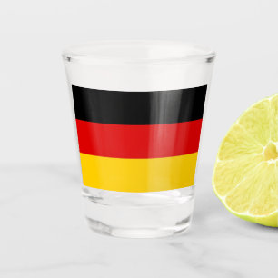 A Shot Verre de grenaille patriotique avec drapeau d'Alle