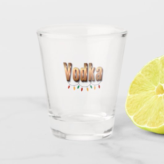 A Shot Verre de la Vodka (Devant)