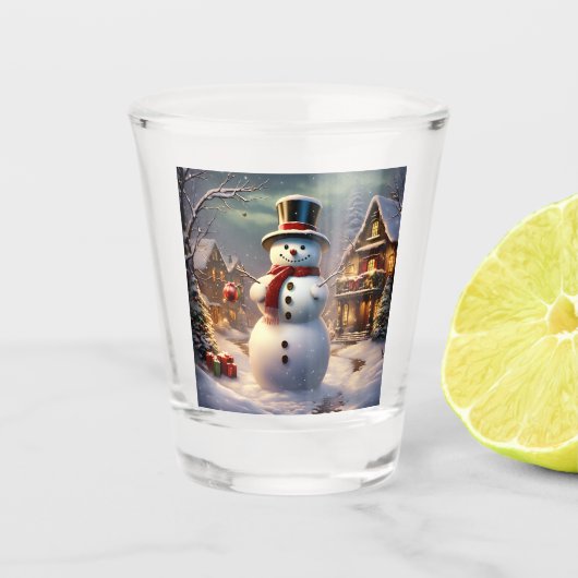 A Shot Verre de neige de Noël (Devant)