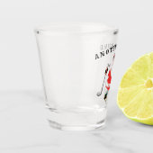 A Shot Verre de Noël de golf (Gauche)