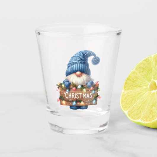 A Shot Verre de Noël Gnome (Devant)