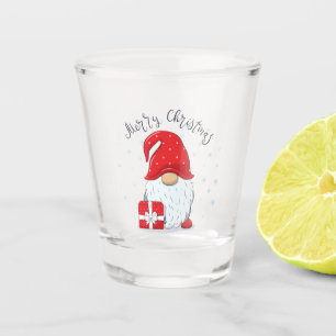 A Shot Verre de Noël Gnome de Noël