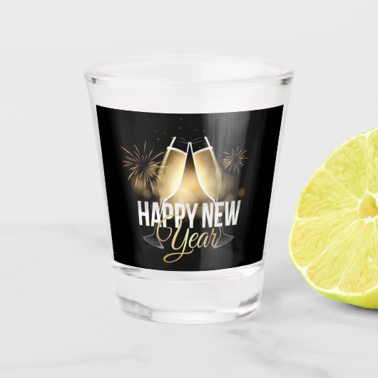 A Shot Verre de nouvelle année (Devant)