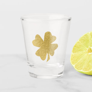 A Shot Verre de Parties scintillant de fermeture or 4 feu
