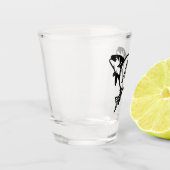 A Shot Verre de pêche personnalisé (Gauche)