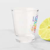 A Shot Verre de prise d'amour RAINBOVE (Gauche)