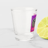 A Shot Verre de prise de pâte de fromage (Gauche)