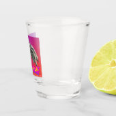 A Shot Verre de prise de pâte de fromage (Droite)