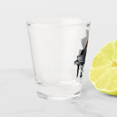 A Shot Verre de prise de piano (Gauche)