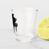 A Shot Verre de prise de piano (Droite)