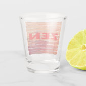 A Shot Verre de roseaux rouges zen (Dos)