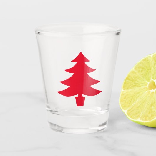 A Shot verre de sapin de Noël (Devant)