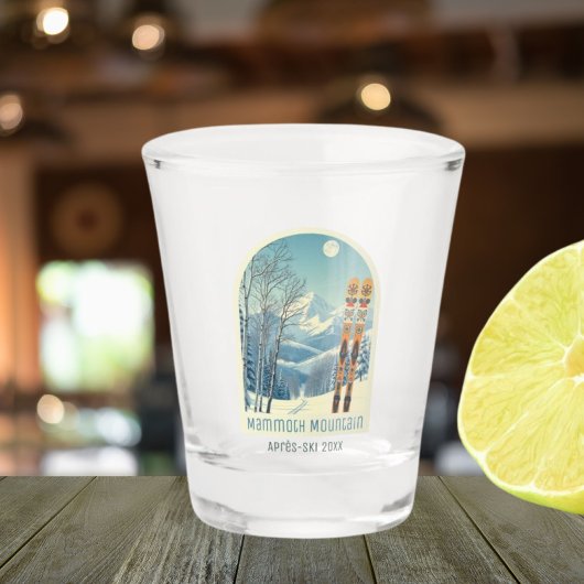 A Shot Verre de ski vacances Mammoth Mountain California