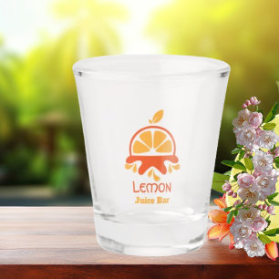 A Shot Verre de tir à la barre de jus de citron