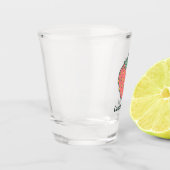 A Shot Verre de tir à l'icône de fraise (Gauche)