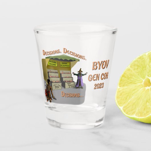 A Shot Verre de tir BYOV 2023 (Devant)