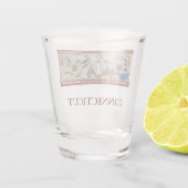 A Shot Verre de tir commémoratif de l'État du Connecticut (Dos)