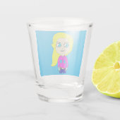 A Shot verre de tir de chibi (Dos)