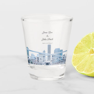 A Shot Verre de tir de Chicago personnalisé