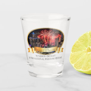 A Shot Verre de tir de Détroit - Feu d'artifice du festiv