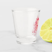 A Shot Verre de tir de la Saint Valentin (Gauche)
