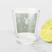 A Shot Verre de tir de rennes verts (Dos)