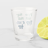 A Shot Verre de tir de type professionnel (Dos)