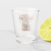 A Shot Verre de tir de vache Highland (Dos)