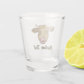 A Shot Verre de tir de vache surpris (Dos)
