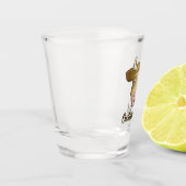A Shot Verre de tir de vache surpris (Gauche)