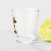 A Shot Verre de tir de vache surpris (Droite)