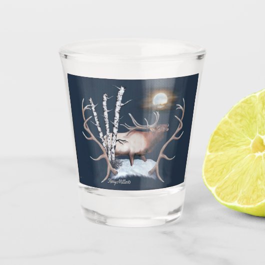 A Shot Verre de tir d'élans (Devant)