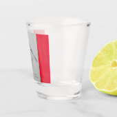 A Shot Verre de tir d'oiseaux cardinaux (Droite)