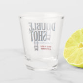 A Shot Verre de tir double (Dos)